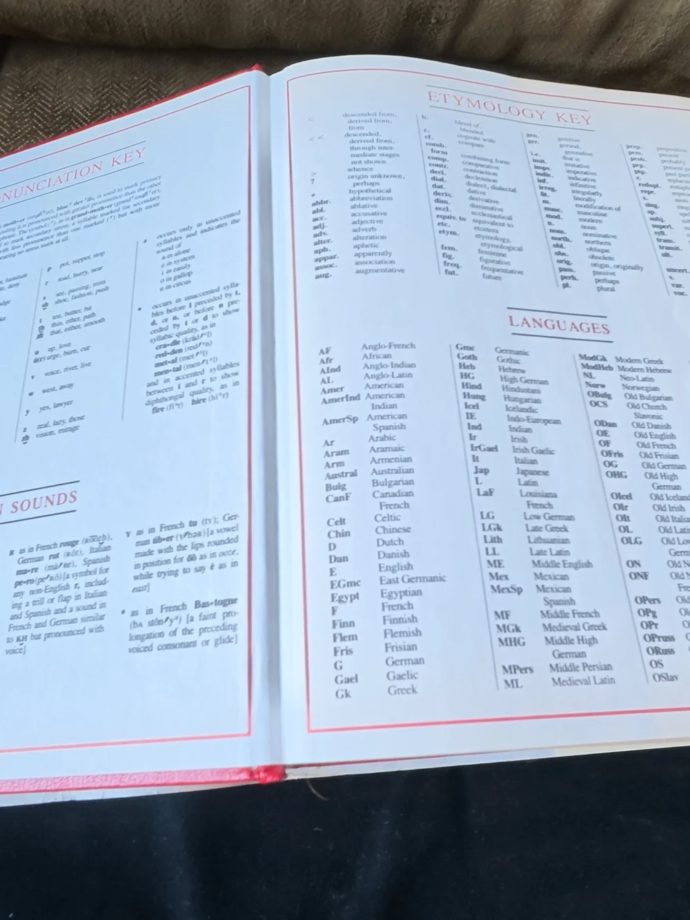 Webster's Encyclopedic Unabridged Dictionary - Red Cover 1981
